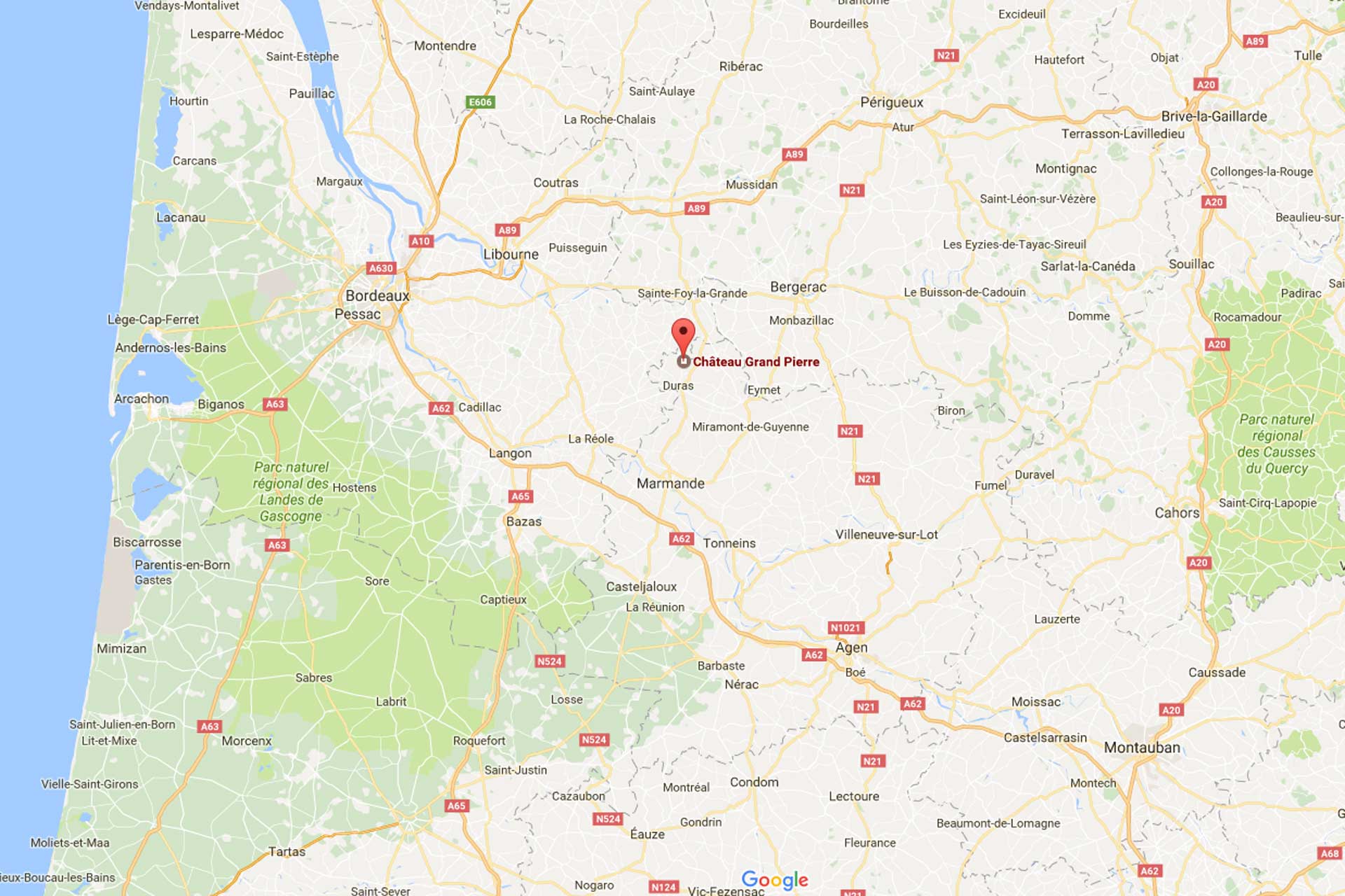 Find Chateau Grand Pierre in South West France Find Chateau Grand Pierre in South West France